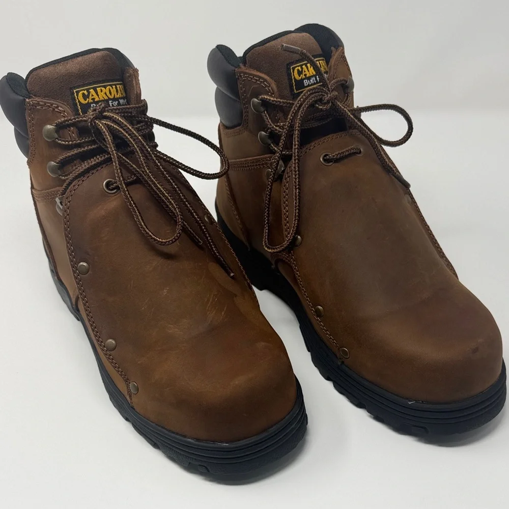 NWT Men's Carolina CA3630 6” external MetGuard‎ Steel Toe Work Book